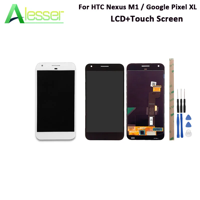 

Alesser For HTC Nexus M1 LCD Display And Touch Screen 5.5'' Tested Replacement For Google Pixel XL Phone +Tools And Adhesive