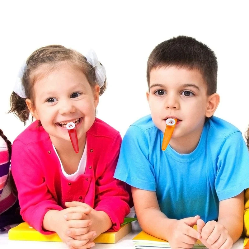 24 шт пластиковый Kazoo s 8 красочный музыкальный инструмент хороший компаньон для