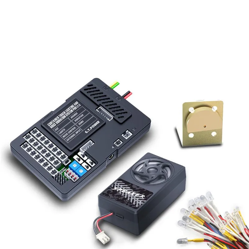 

1 Set G.T.Power Container Truck APP Control Lighting and Voice Vibration System PRO for Rc Car Parts