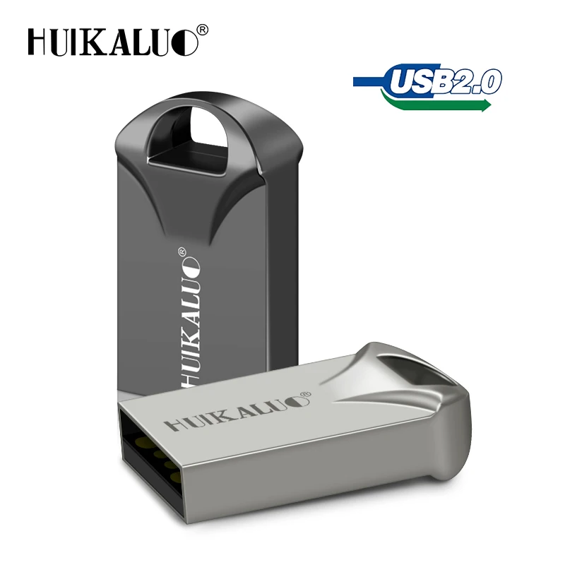 Мини металлический Флешка 64 ГБ USB флэш накопитель 32 Гб USB2.0 карта памяти