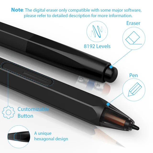 XPPen Artist 12 11.6'' Graphics Tablet Drawing Graphic Monitor Animation Digital 1920 X 1080HD IPS Shortcut Keys and Touch Pad 4