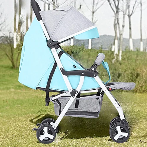 

Lightweight Portable Folding Baby Stroller Safety Large Capacity 3D Sleeping Basket Warm and Cool Function Baby Cart Carrier
