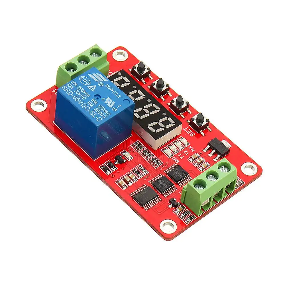 

NEW DC 24V Multifunctional Relay Module With LED Display Delay /Self Lock / Cycle / Timing