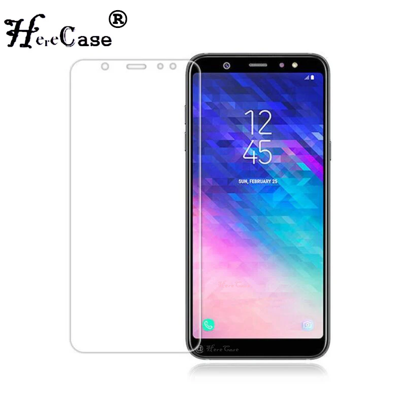 

Tempered Glass for Samsung Galaxy A6 plus A7 A9 J8 J6 2018 Screen Protector Phone Protective Film for Samsung A50 A30 On Glass