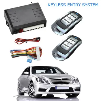 

Car Keyless Entry System Door Remote Control Central Lock Locking Kit 2 Remotes