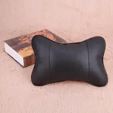 Перфорация эко-кожа автомобильная подушка под голову Страховочная привязь с ремнем накидка на плечи подушки поставки поддержка шеи Автомобильная подушка безопасности