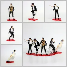 5pcs Michael Jackson Moonwalk PVC Action Figure SHF S.H.Figuarts King of POP MJ Collectible Model Toys For Children 5pcs Michael Jackson Moonwalk PVC Action Figure SHF S.H.Figuarts King of POP MJ Collectible Model Toys For Children