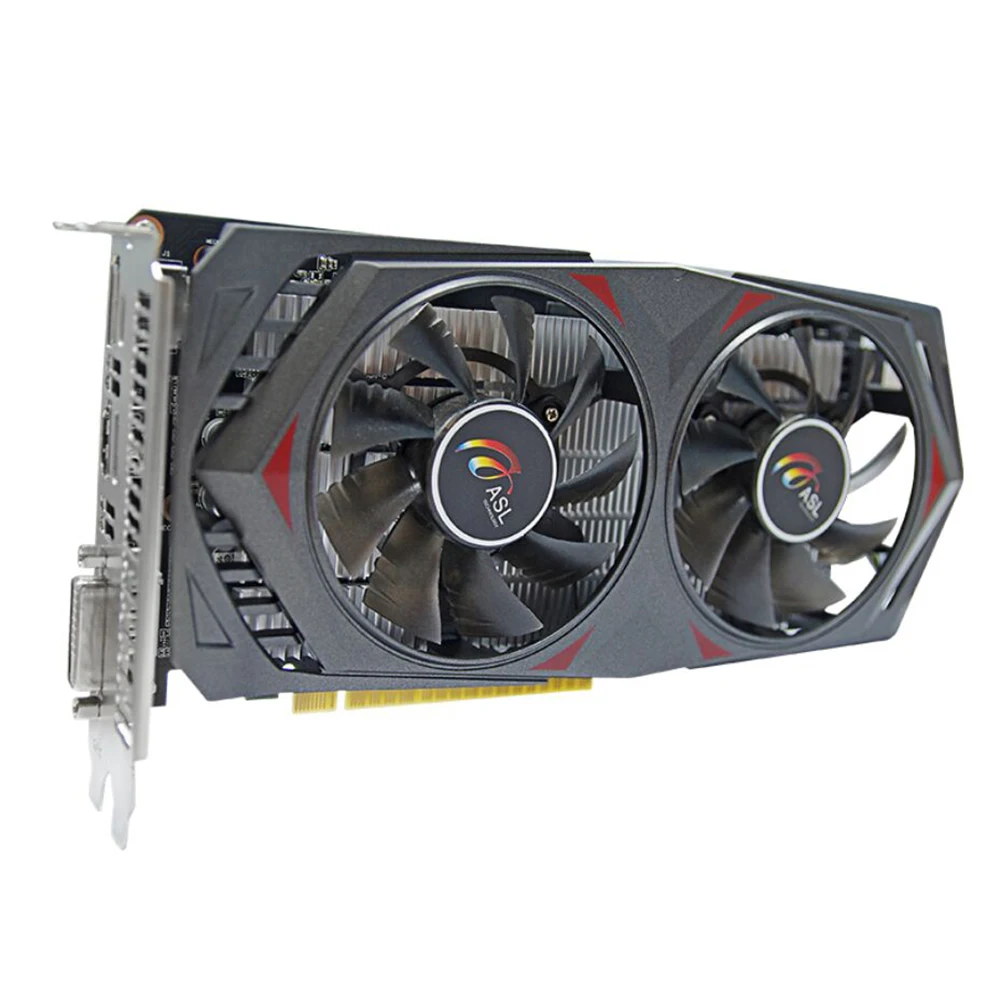 

ASL GTX 1050 TI 1050ti 4G Gaming Graphic Card 128bit GDDR5 GP107 7008MHz 1290 to 1392MHz DP+HD+DVI 768units DirectX12 Video Card