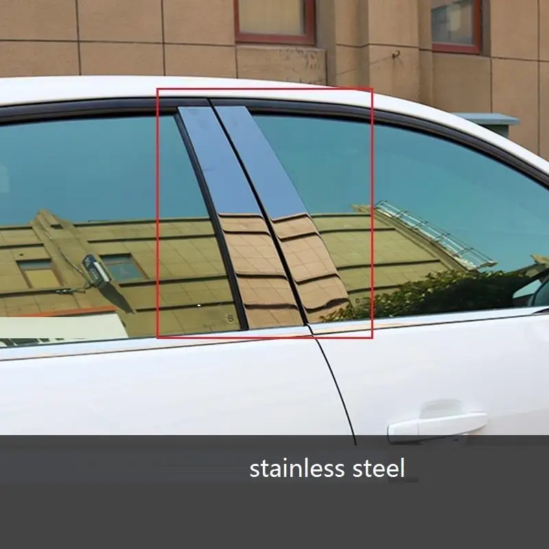 

Chromium Auto Window Exterior Fashion Protecter Trim Car Styling Accessory Mouldings 13 14 15 16 17 FOR Chevrolet Malibu