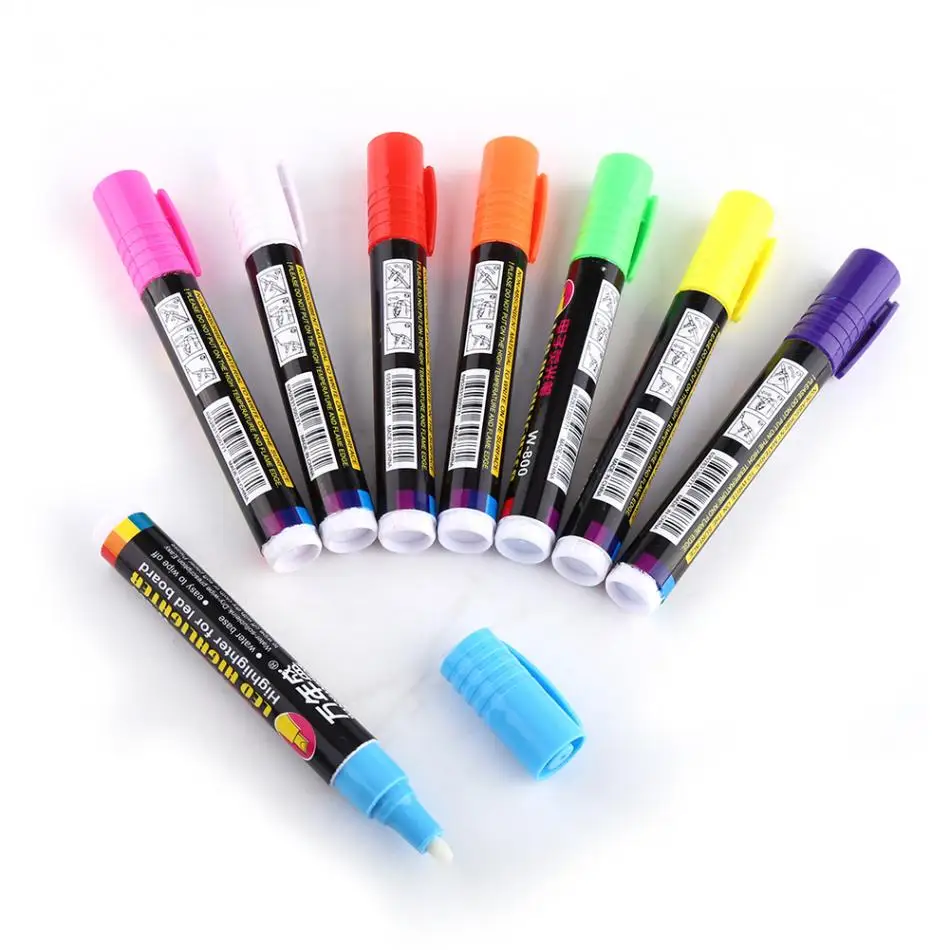 

1Pc 8 Color Queen Bee Marking Marker Pen Set Apicultura Beekeeping Tools Queen Bee Mark Plastic Bevel Nib Paintbrush Bee Tools