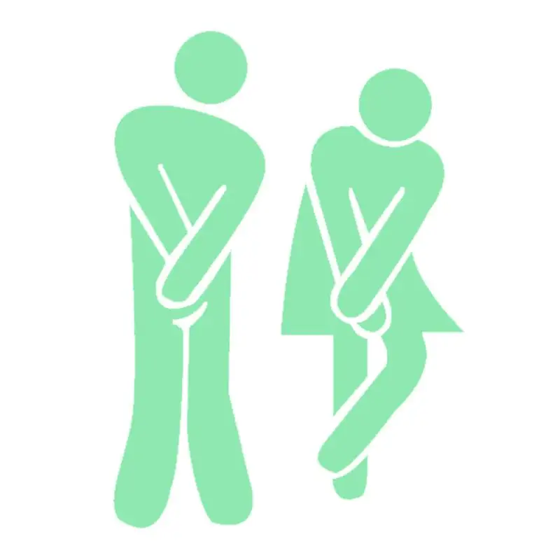 PVC WC Toilet Wall Sticker Sign Sticker Waterproof Luminous Sticker Picture Detachable Toilet Door Sign Family Bathroom Supplies PVC WC Toilet Wall Sticker Sign Sticker Waterproof Luminous Sticker Picture Detachable Toilet Door Sign Family Bathroom Supplies