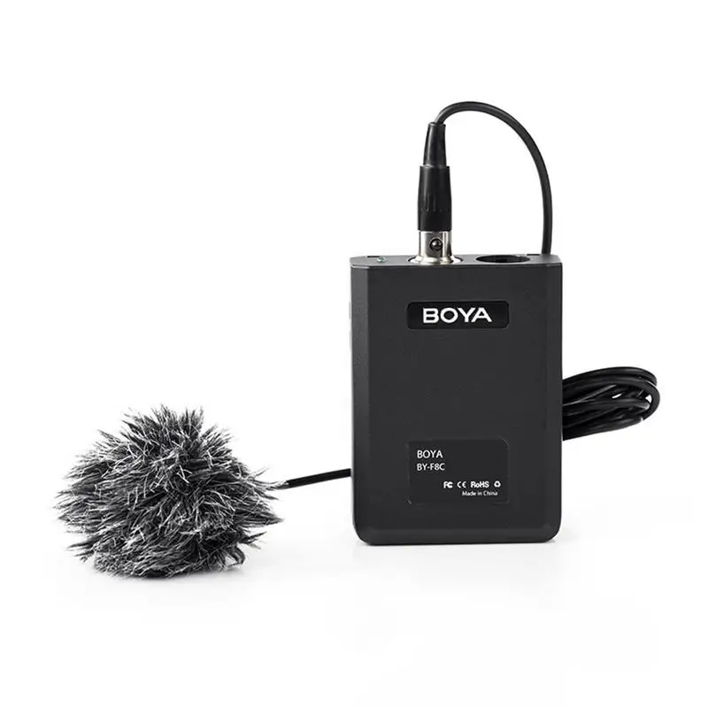 

BOYA Professional Microphone System Microfono Cardioid Lavalier Microphone Video Mikrofon Instrument BY-F8C / BY-F8OD Microfone