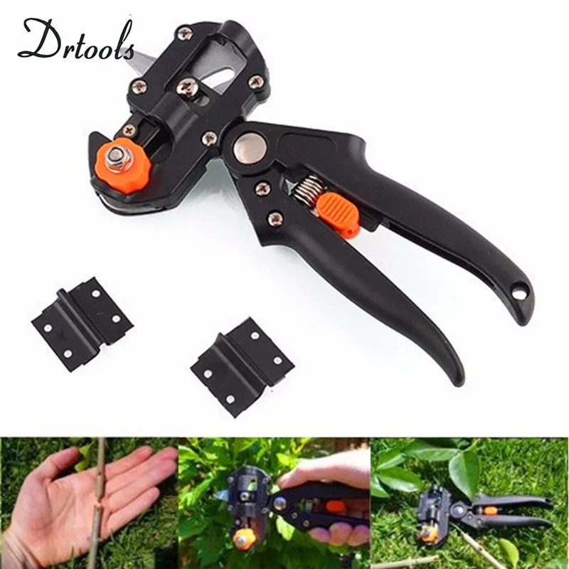 

Drtools Grafting machine Garden Tools with 2 Blades Tree Grafting Tools Secateurs Scissors Cutting Pruner dripshipping GT029