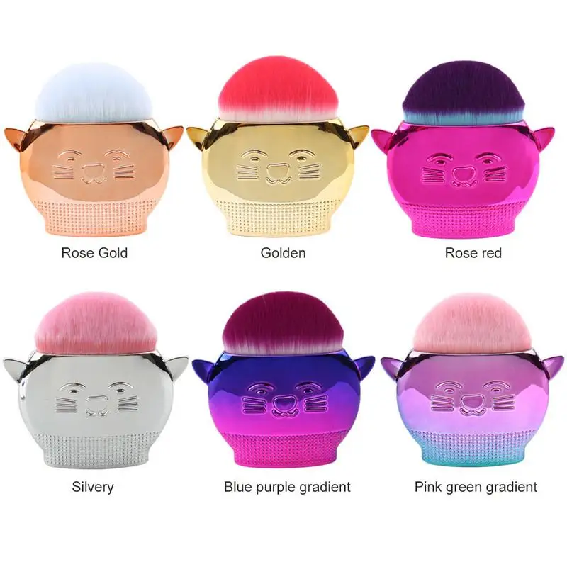 

Single Facial Makeup Brush Fortune Cat Facial Mask Brush - Multifunctional Foundation Blush Cosmetic Brush Tool