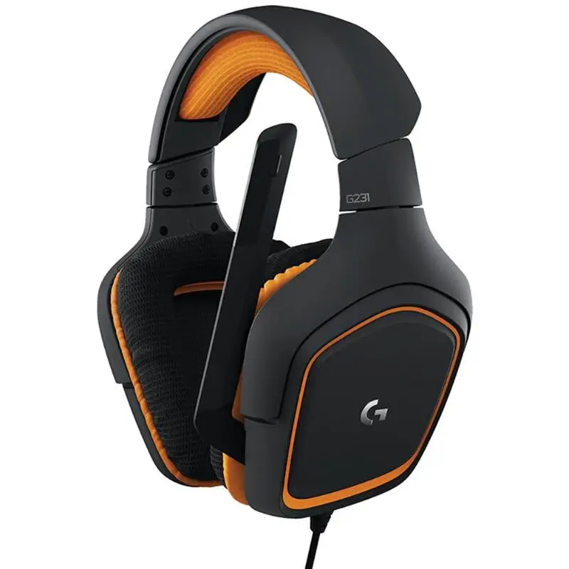 

Logitech G231 Prodigy Gaming Headset with Folding Unidirectional Mic Lay-Flat Earpieces for PS4 Xbox One Nintendo Switch