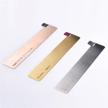 

One-way Bookmark Literature Exquisite Gift Originality Small Fresh One-way Space Minimalism Master Motto Metal Bookmark