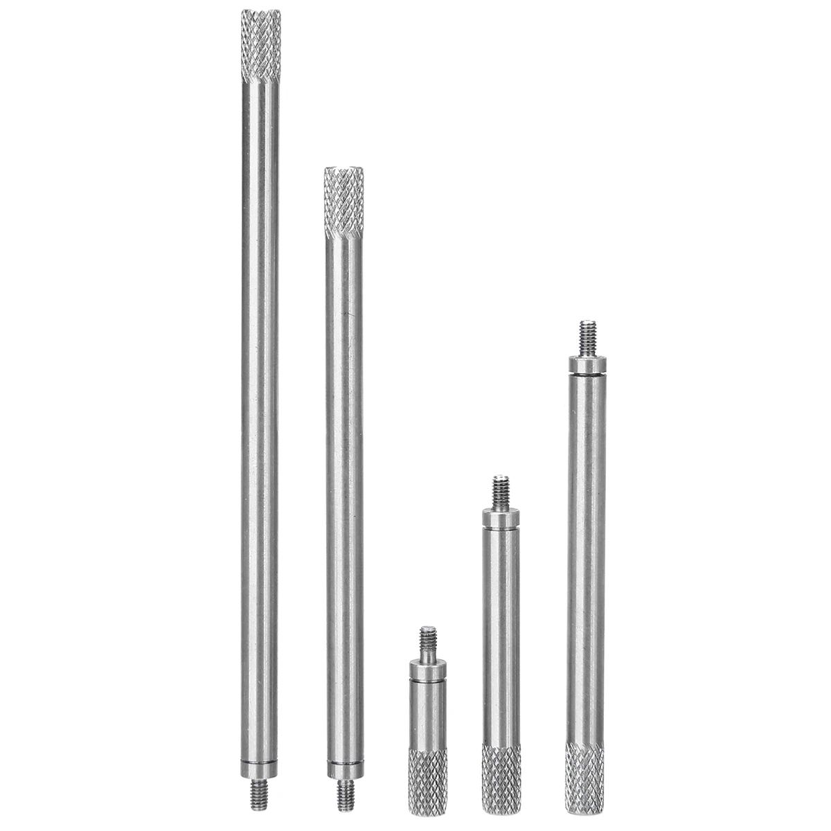 

5pcs HSS Dial Digital Indicator Extension Stem High Strength Indicator Dial Rod Set M2.5 20 40 60 80 100mm