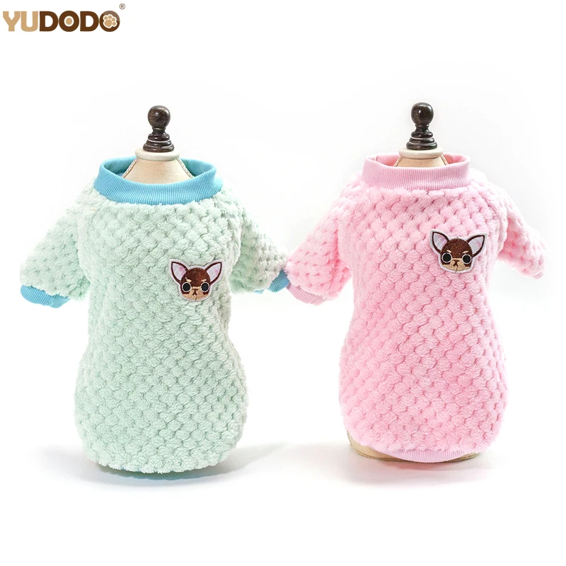 Cute Small Dog Clothes Winter Warm Fleece Dog Clothing Pet Puppy Cat