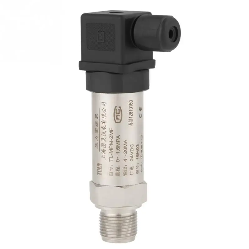 

Hot Precise Pressure Transmitter 24VDC 0-3bar Silicon Pressure Transmitter Transducer 4-20mA Output For Water Gas Oil