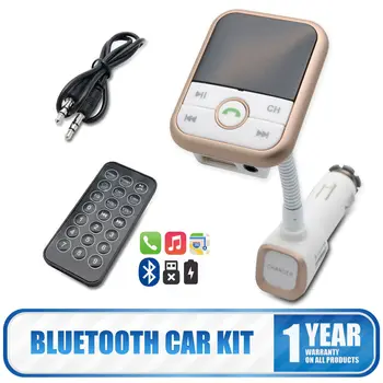 

Wireless Bluetooth Car Kit MP3 TF FM Transmitter LCD AUX USB Charger