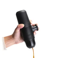 Открытый Мини Ручной портативный Эспрессо машина ручной давление Кофе чайник для кемпинга пеший Туризм дома