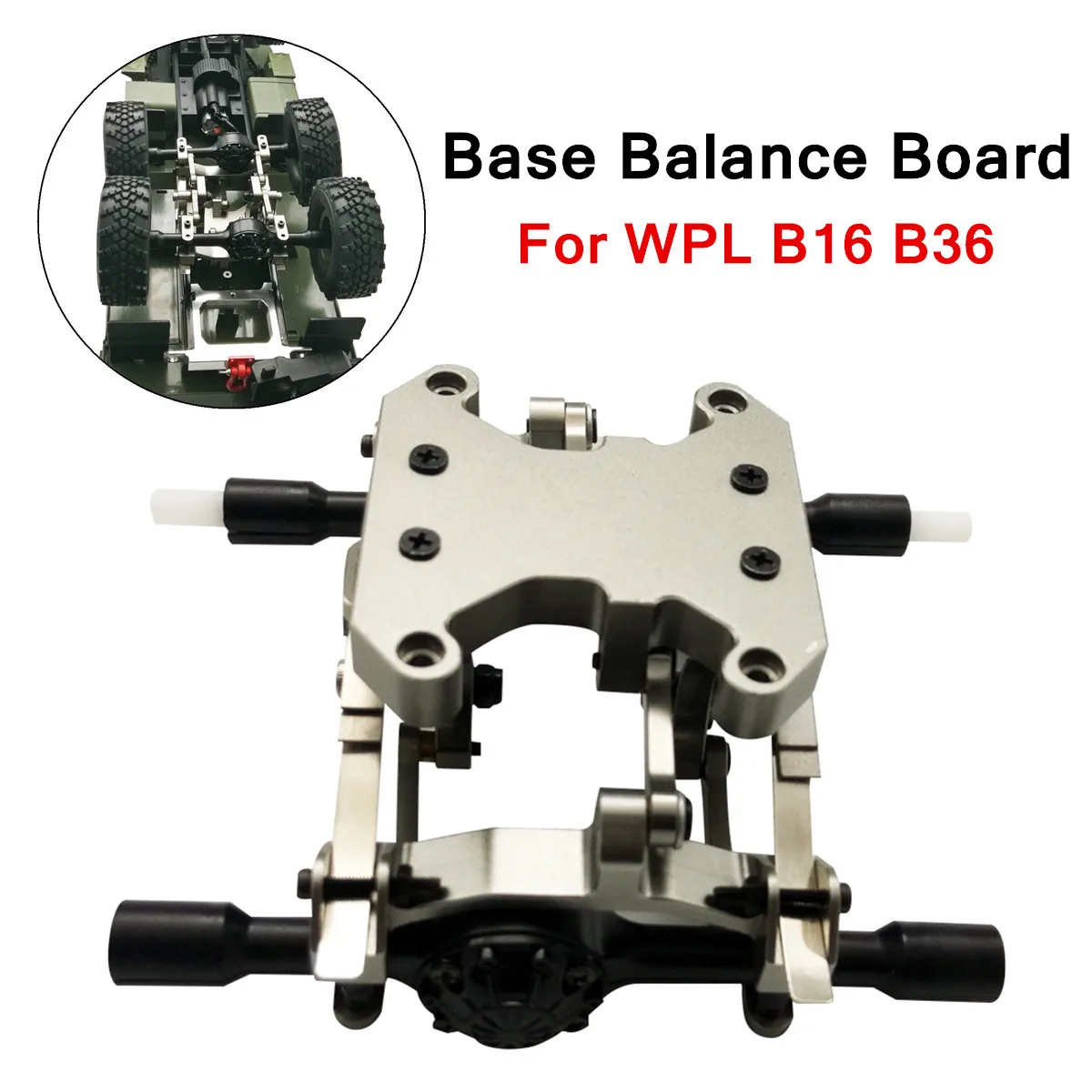 

For WPL B16 B36 Replacement Base Balance Board Accessories DIY Upgrade Modified Model Toy Remote Control Frame Screws Metal