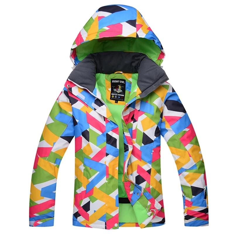 

ELOS-ARCTIC QUEEN Winter Women Ski Jacket Waterproof Windproof Ski Wear Skiing Jacket Female Breathable Warm Snowboard Sport W
