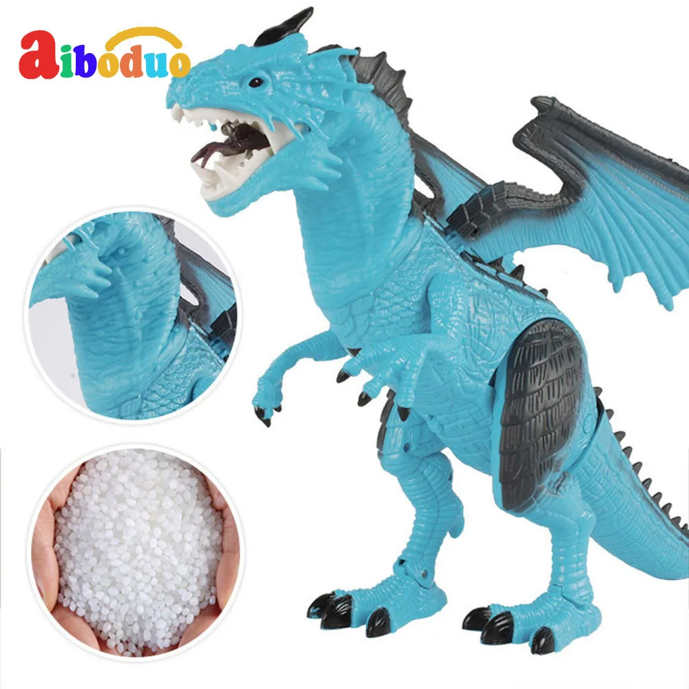 

Dinosaur Toys Kids Toys Spray Electric Dinosaur Mechanical Pterosaurs Dinosaur Toy LED Lights Remote Control