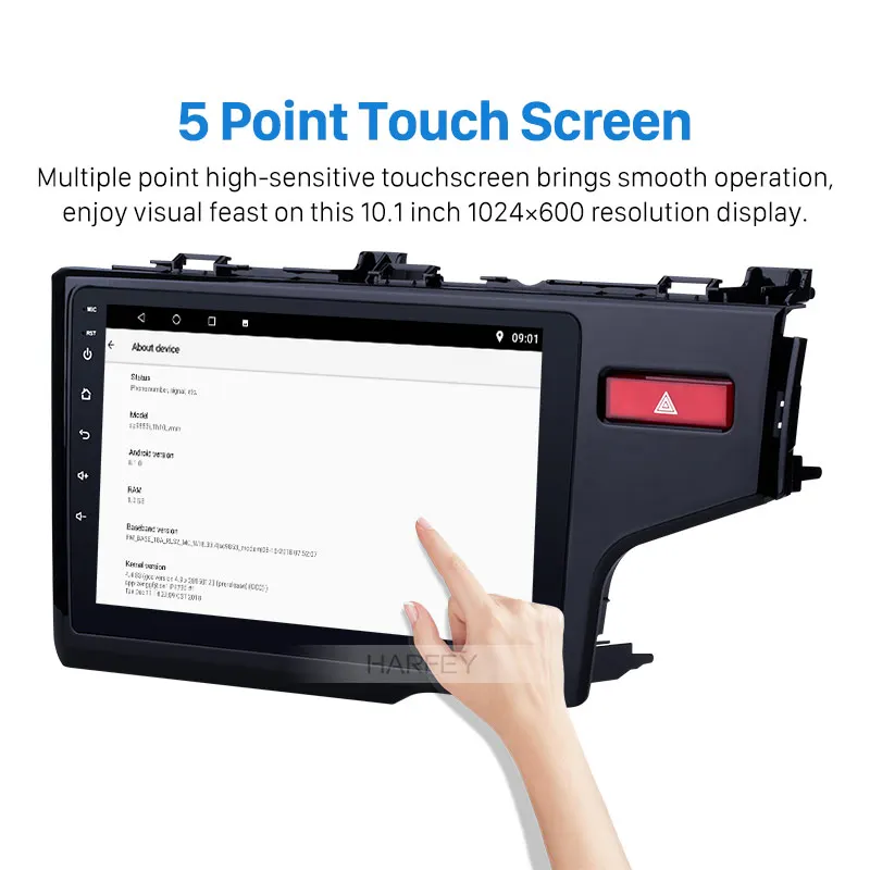 Excellent Harfey 10.1" Android 9.0/8.1 2 Din GPS Car Radio For 2014 2015 HONDA JAZZ FIT (RHD) Head Unit Touchscreen Multimedia Player 2 Excellent Harfey 10.1" Android 9.0/8.1 2 Din GPS Car Radio For 2014 2015 HONDA JAZZ FIT (RHD) Head Unit Touchscreen Multimedia Player 2