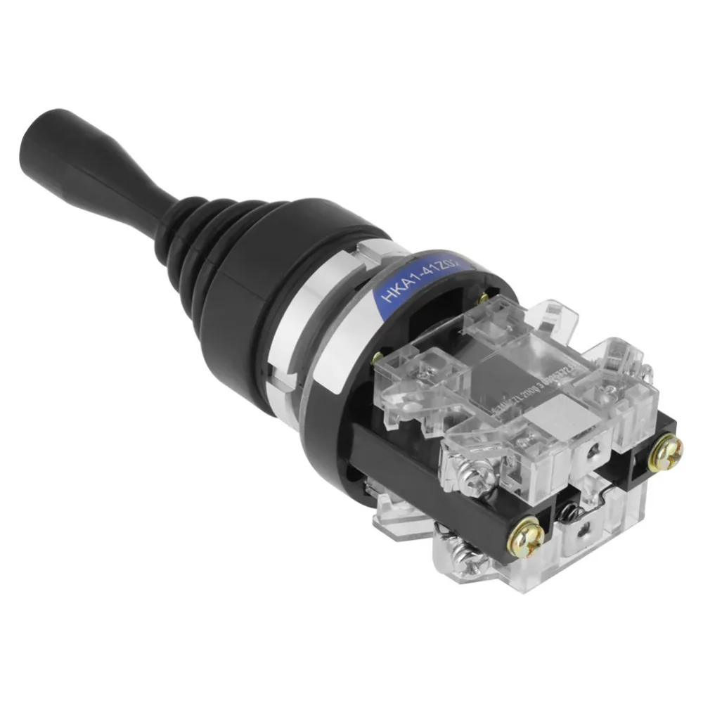 

Hot 1pc AC380V 5A HKA1-41Z02 2NO 2-position Return Momentary Joy Stick Joystick Switch