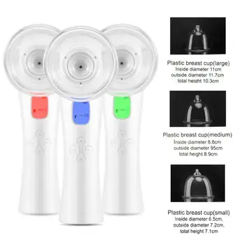 

Women Vacuum Breast Enhance Massager Light Therapy Breast Care Liposuction Detox Chest Suction Cup Enlargement Enhancer Device