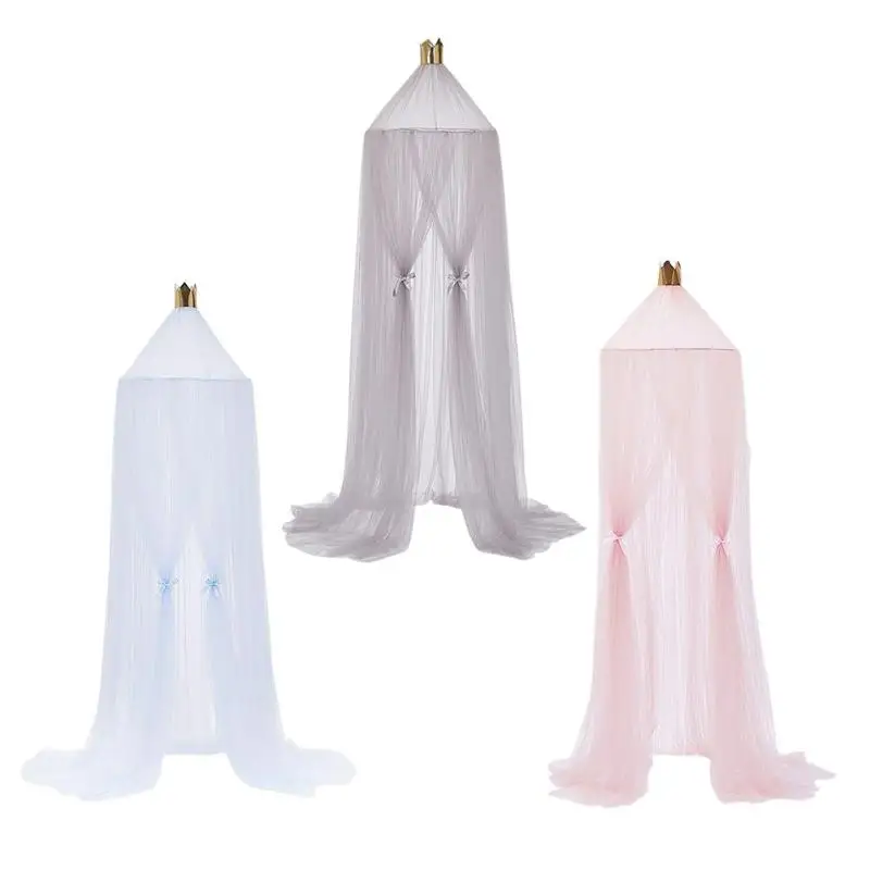 Bedding Kids Room Romantic Round Bed Mosquito Net Bed Cover Hung Dome Bed Canopy For Kids Bedroom Nursery Protection Dream Clean Bedding Kids Room Romantic Round Bed Mosquito Net Bed Cover Hung Dome Bed Canopy For Kids Bedroom Nursery Protection Dream Clean