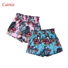 Pudcoco/ г. летние хлопковые шорты с цветочным рисунком для маленьких мальчиков и девочек военные брюки шаровары с эластичной резинкой на талии