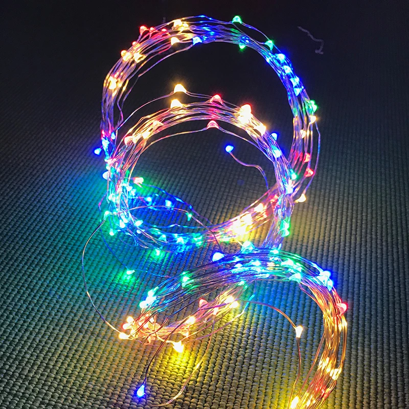 

RGYB LED fairy vine light - 39.4" Length,16pcs light strings christmas tree light Rattan lamp string party decor chain light