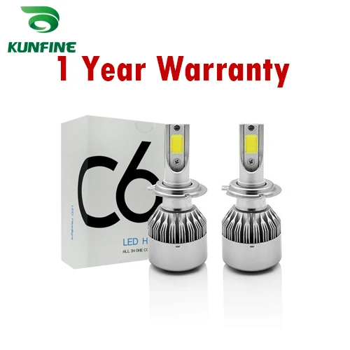 

KUNFINE 12V/24V Car LED Headlight Bulbs LED H4 H7 9003 HB2 H11 LED H1 H3 H8 H9 880 9005 9006 H13 9004 9007 Truck Led Lights C6