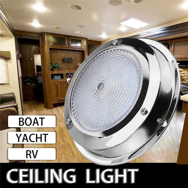 Us 15 52 51 Off 70w Interior Led Ceiling Lamp Light With Switch For Rv Car Boats Ceiling Dome Light 12v In Ceiling Lights From Lights Lighting On