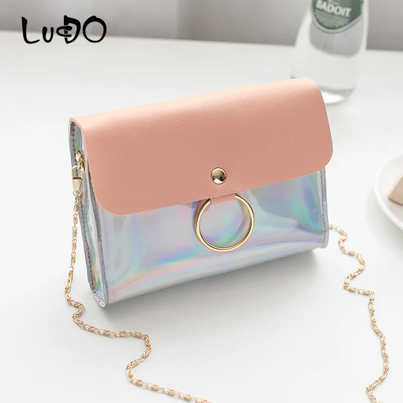 LUCDO الأزياء الليزر حقيبة كتف البسيطة سلسلة Crossbody حقيبة صغيرة مساء حقيبة صغيرة الهاتف المحمول البسيطة رفرف الإناث Bolsas الأنثوية LUCDO الأزياء الليزر حقيبة كتف البسيطة سلسلة Crossbody حقيبة صغيرة مساء حقيبة صغيرة الهاتف المحمول البسيطة رفرف الإناث Bolsas الأنثوية