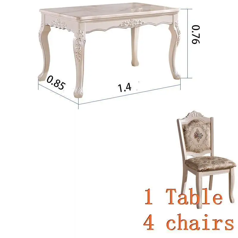 Kitchen Escrivaninha Eettafel Comedores Mueble Eet Tafel Marmol Set Wooden European Bureau Tablo Mesa De Jantar Dining Table