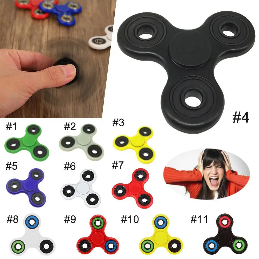 11 Colors Hand Spinner EDC ABS Fidget Anti Stress Anxiety Professional Spiner Toy for Autism and ADHD Gifts Lowest Price |