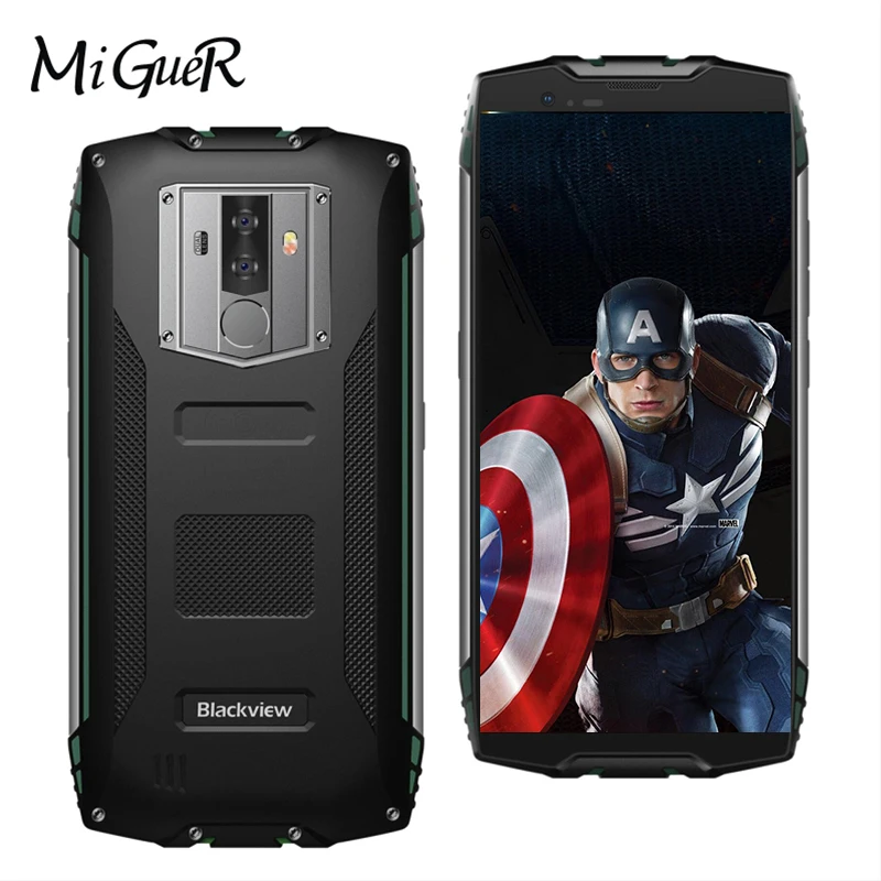 Blackview BV6800 Pro 5 7 дюйма IP68 водонепроницаемый мобильный телефон 6580 мАч Android 8 0 MT6750T