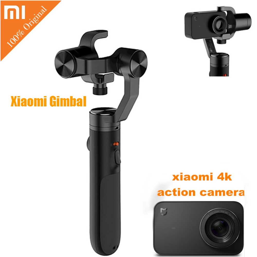 Xiaomi Mi Action Camera Handheld 3 Axis Gimbal For Mijia Sports 4K Action  Camera Smartphone Stabilizer Crane VS FeiyuTech ZHIYun|Handheld Gimbal| -  AliExpress