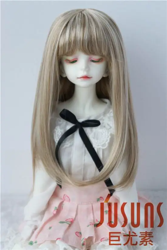 1//8 Girl BJD SD Doll Wig Long Dollfie 5 /"Bjd Doll Wig Long Curly Coffee Free