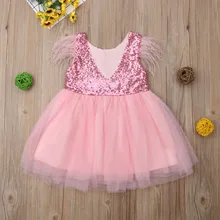 Christmas Kid Red Dress For Girl Toddler Baby Girl Sequins Princess Tutu Dress Feathers Sleeve Girl Party Wedding Birthday Dress Christmas Kid Red Dress For Girl Toddler Baby Girl Sequins Princess Tutu Dress Feathers Sleeve Girl Party Wedding Birthday Dress