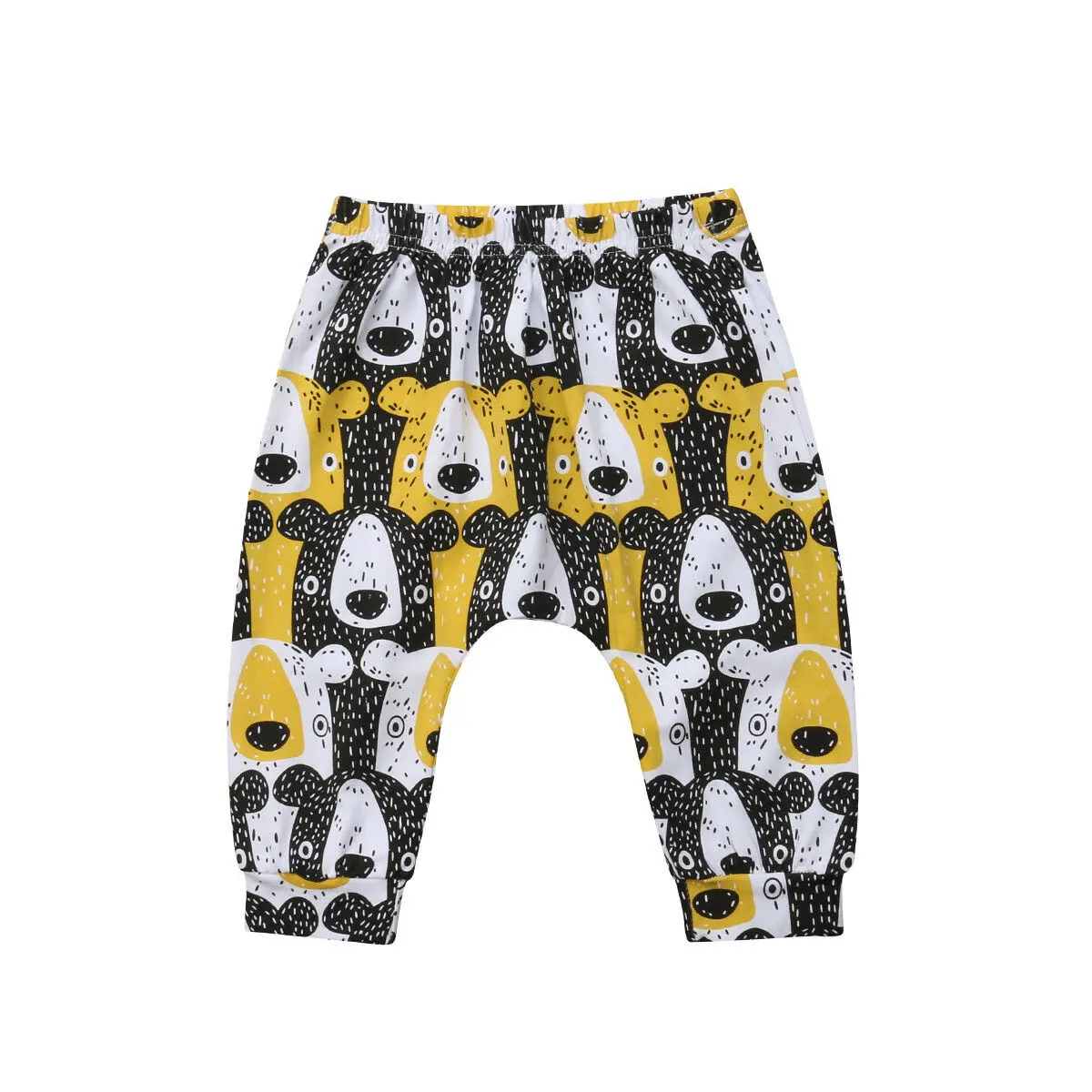 

Toddler Baby Boy Cartoon Print Pants Newborn Kids Child Cotton Causal Lovely Bear Outfits 2019 Summer Harem Trousers