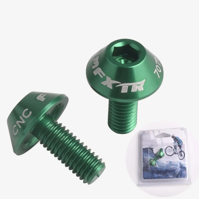 

2x Aluminum Alloy Bike Water Bottle Cage Bolt Screws Mountain MTB Road Durable