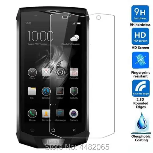 2pcs For Blackview BV8000 Pro Tempered Glass 9H Protective Film Screen Protector 4G Protection Guard | Мобильные телефоны и