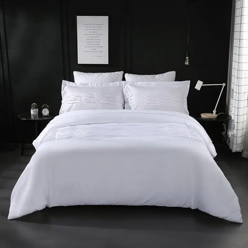 

Bed Linings 3-piece Set Quilt Cover Comfortable Soft Home Bedding Set Bedroom Decoration Durable Pillowcase Quilt Cover Sheets