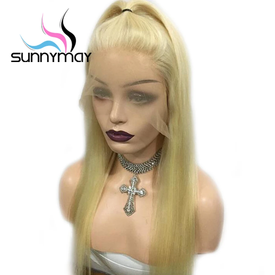Sunnymay Бразильский Реми Синтетические волосы на кружеве человеческих волос парики с ребенком волос 613 Синтетические волосы на кружеве