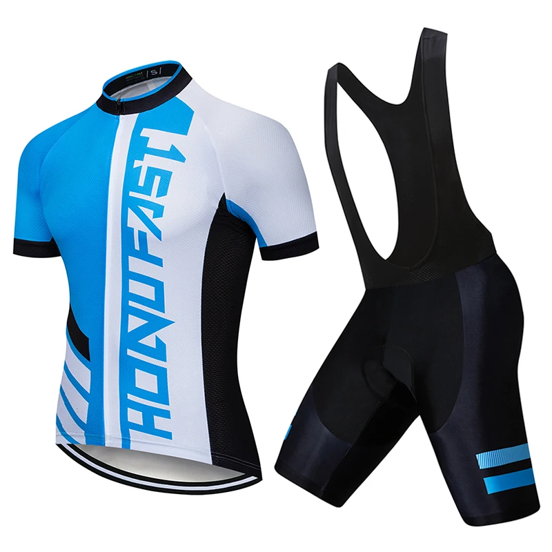 

honu fast 2019 Cycling Jersey Set Men Short Sleeve MTB Bike Clothing Ropa Ciclismo Team Downhill Bicycle Jersey Maillot Ciclismo