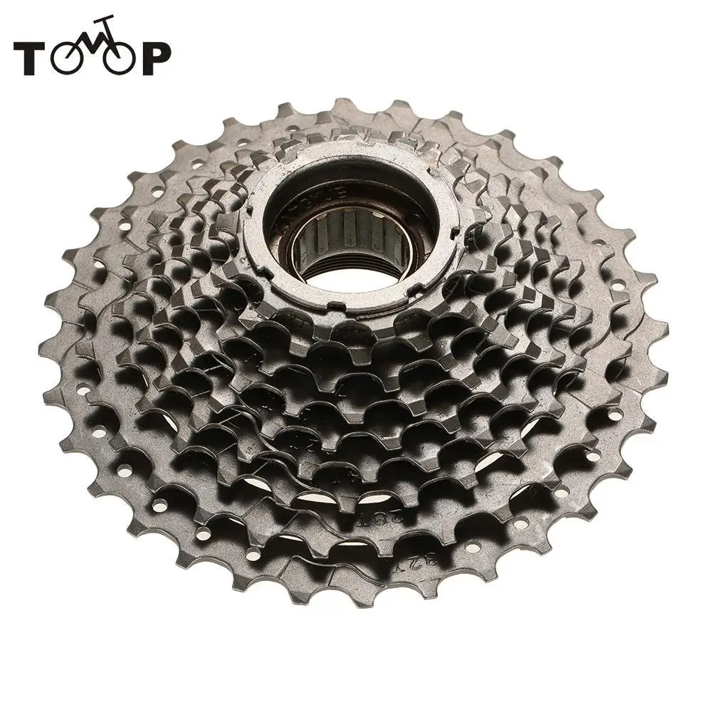 

9 Speeds Flywheel MTB Mountain Bicycle Freewheel 9S Cassette Freewheel Crankset Bicycle Parts with Threaded Replacement Parts